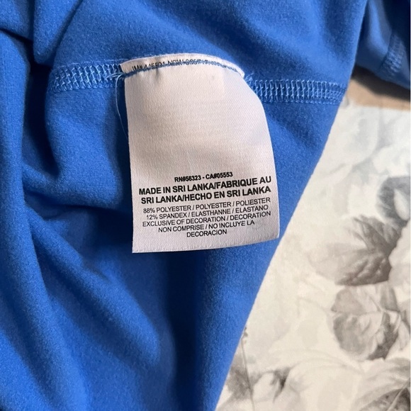 Nike Pro fleece lined long sleeve shirt blue size Small - Picture 7 of 12